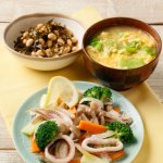 ヨシケイ伝授！健康レシピ～いかのレモンバター炒め～