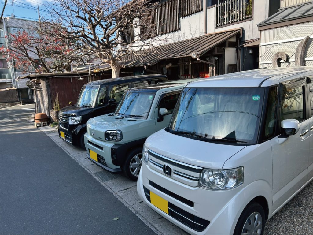 にこまん馬の駐車場