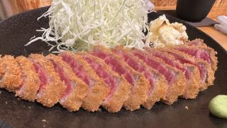「鈴乃家 浜松プラザフレスポ店」の『上牛かつ定食』『友三角かつ定食』（上西町）