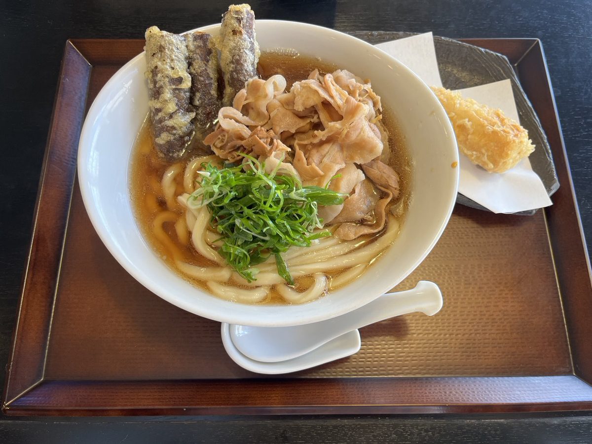 「福桝屋」の『圧力釜で茹でたもっちりうどん』(三ヶ日町)