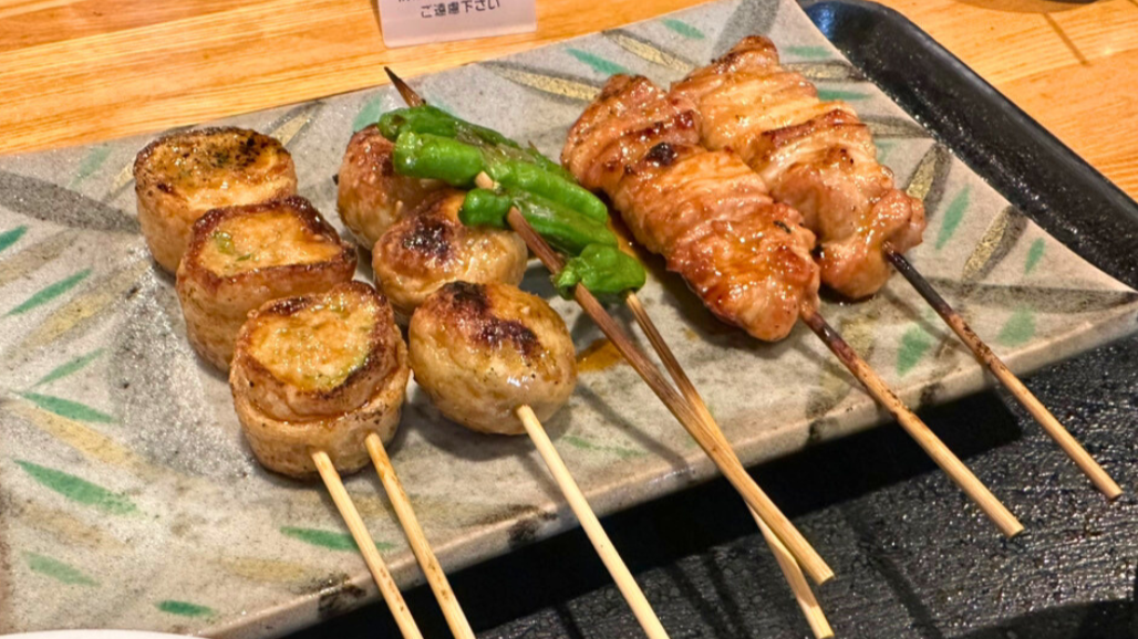 「鳥焼もろ川」の『鳥焼定食』(尾張町)