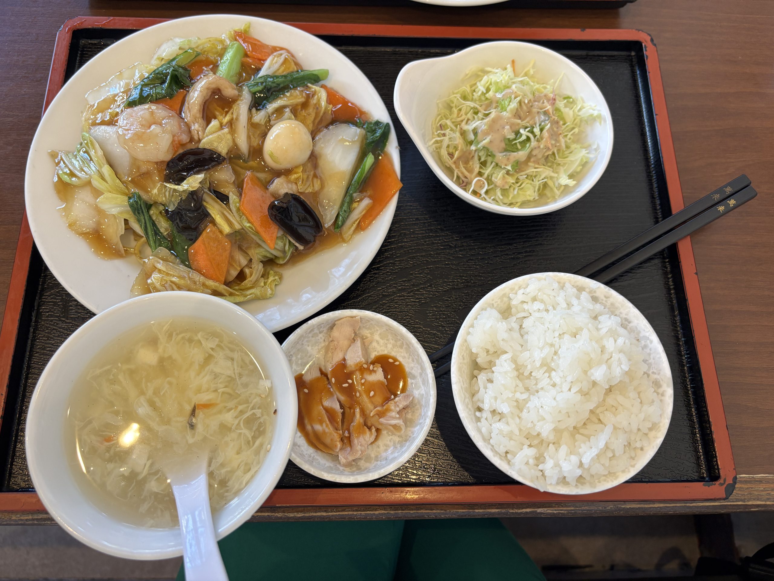 「中華料理 萬来」の『昼の選べるランチ850円』(富塚町)