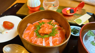 【12月9日NEWOPEN】「鴨江サーモン」の『鴨江サーモン御膳（並）』（鴨江）
