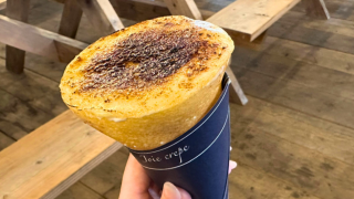 「Joie crepe 浜松市野店」の『クレーム・ブリュレ』（小池町）