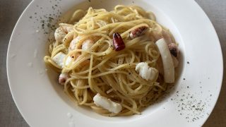 『Cafe＆Dining Bar R』の「ペスカトーレ・ビアンコ」（三方原町）　