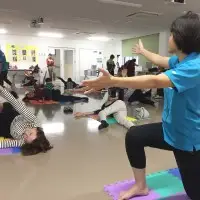 リラックス・ストレッチでココロとカラダをゆっくりほぐす。（ママレポーターより）