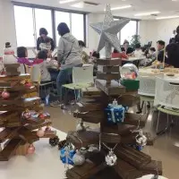 収納楽々！木の香りがするクリスマスツリー作り（ママレポーターより）