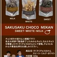 くるみ共同作業所のさくさくチョコみかん